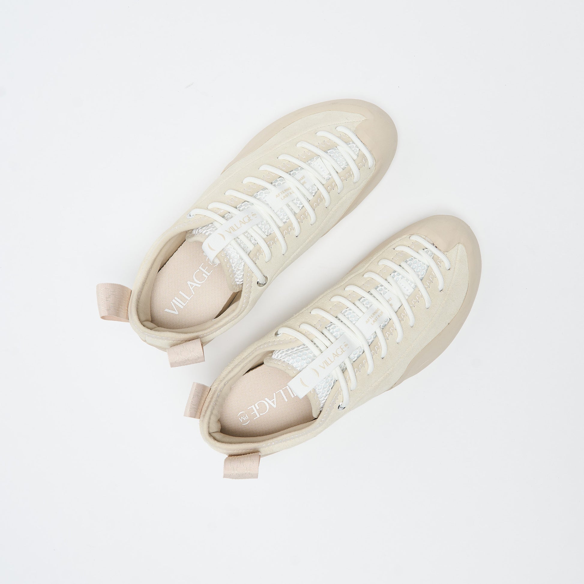 Village PM - 1PM Leather Suede (Cream/Cream)