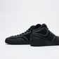 Village PM - 1PM Mid Leather Suede / Canvas (Black/Natural Black)