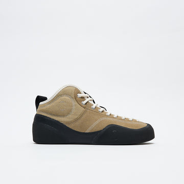 Village PM - 1PM Mid Leather Suede / Canvas (Sand/Natural Black)