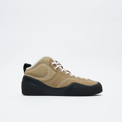 Village PM - 1PM Mid Leather Suede / Canvas (Sand/Natural Black)