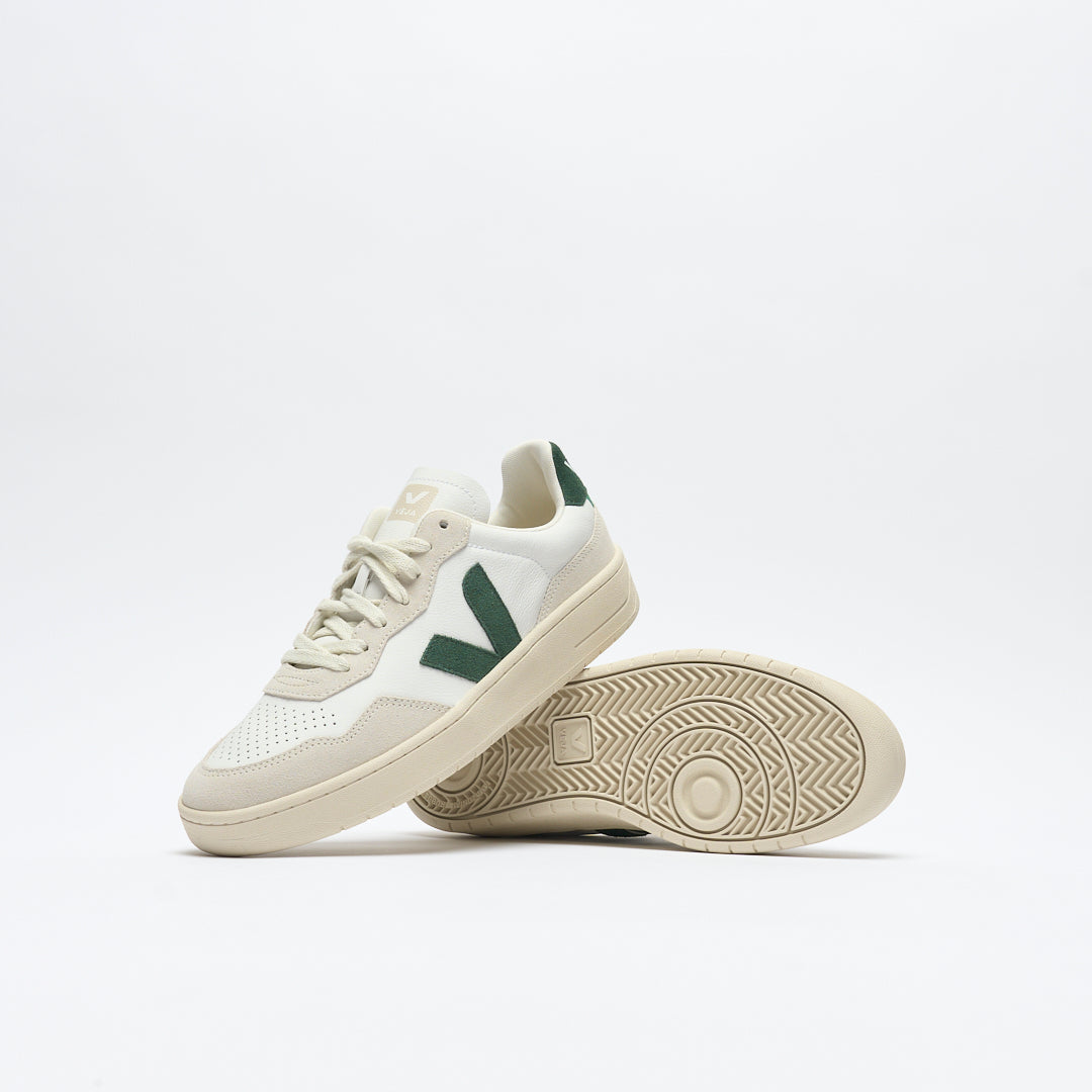 Veja - V-90 Leather (Extra-White/Cyprus)