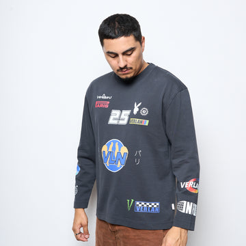 Verlan - Racing Long Sleeves T-Shirts (Faded Black)