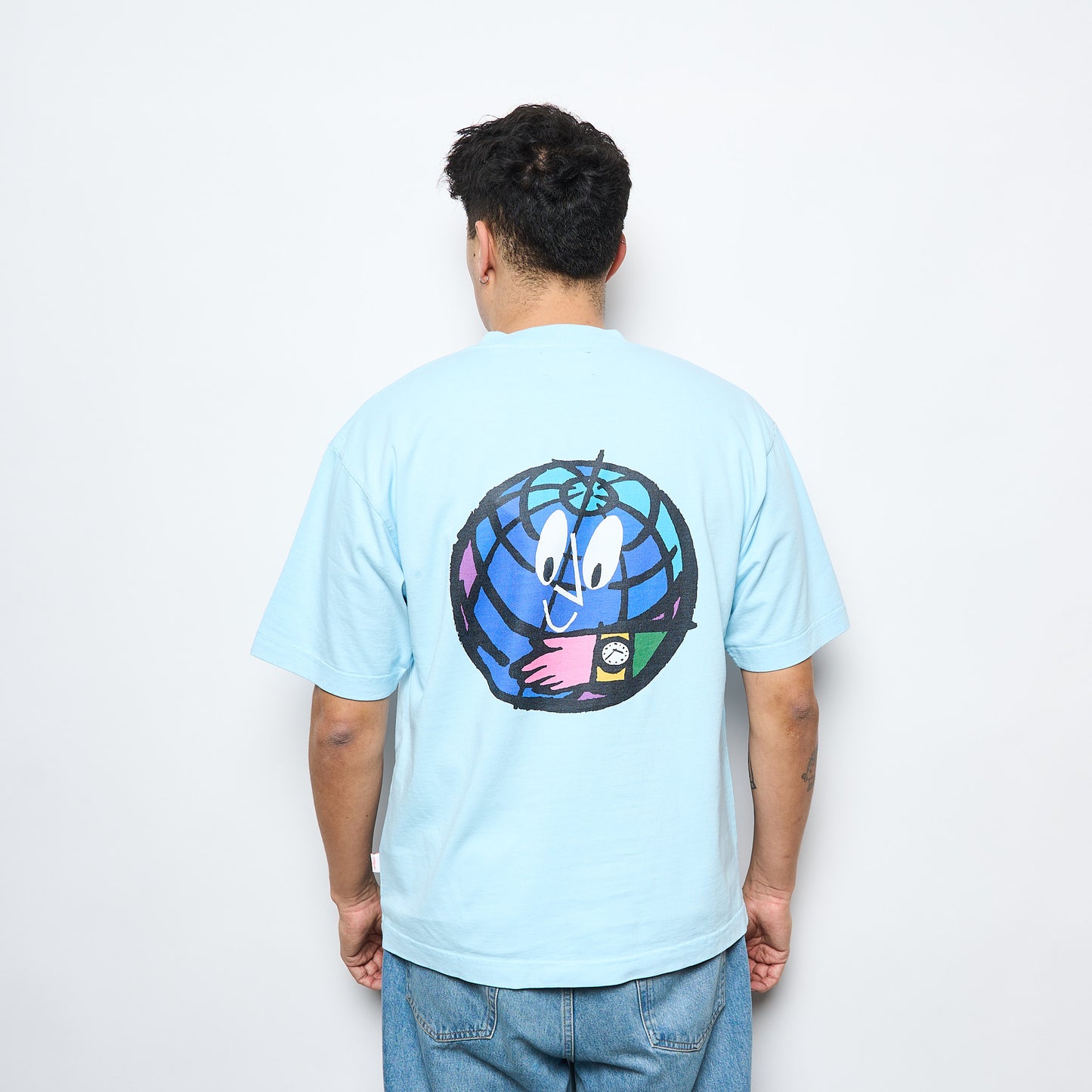 Verlan Paris - Vintage Watch T-Shirt (Light Blue)