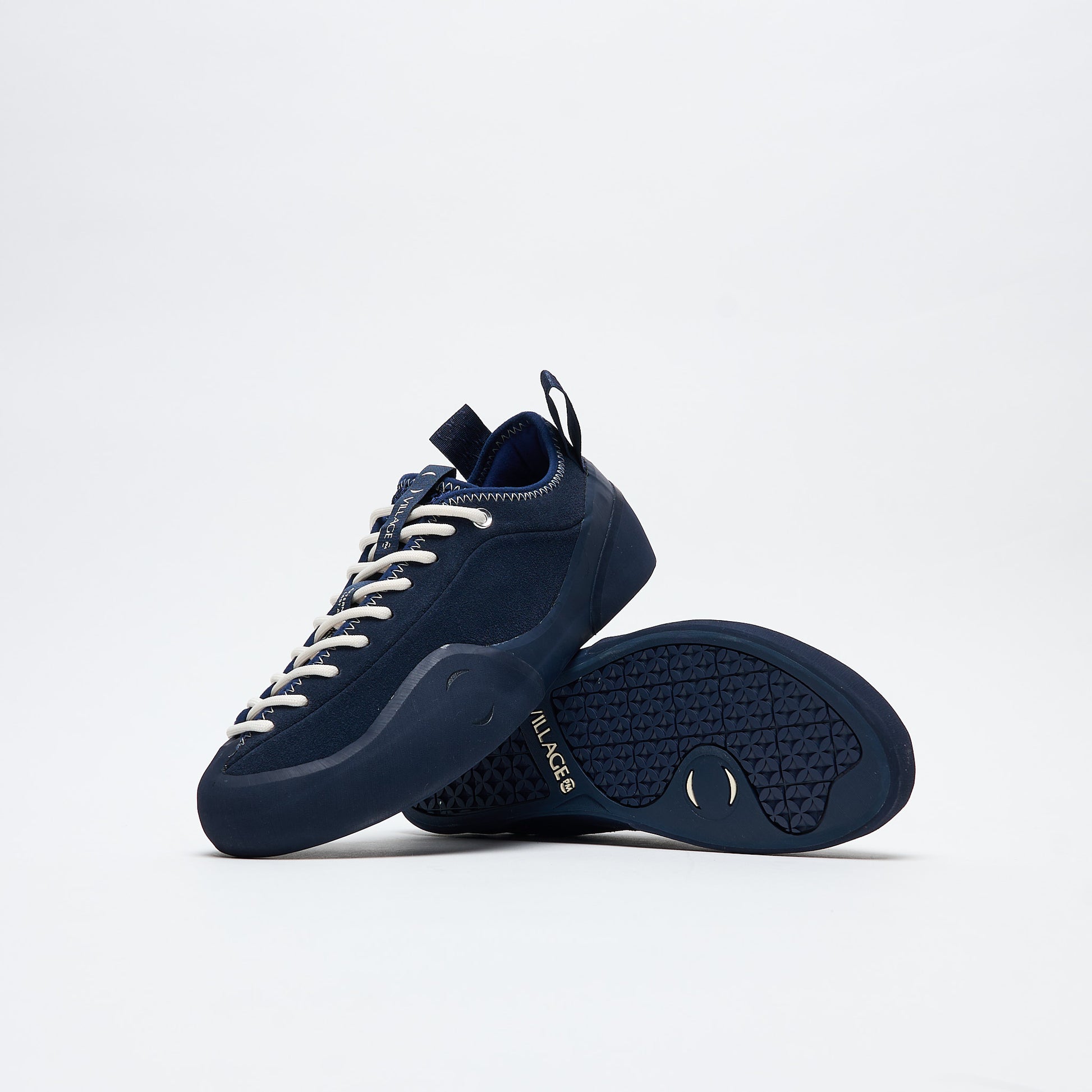 Village PM - 1PM Leather Suede (Navy/Navy)