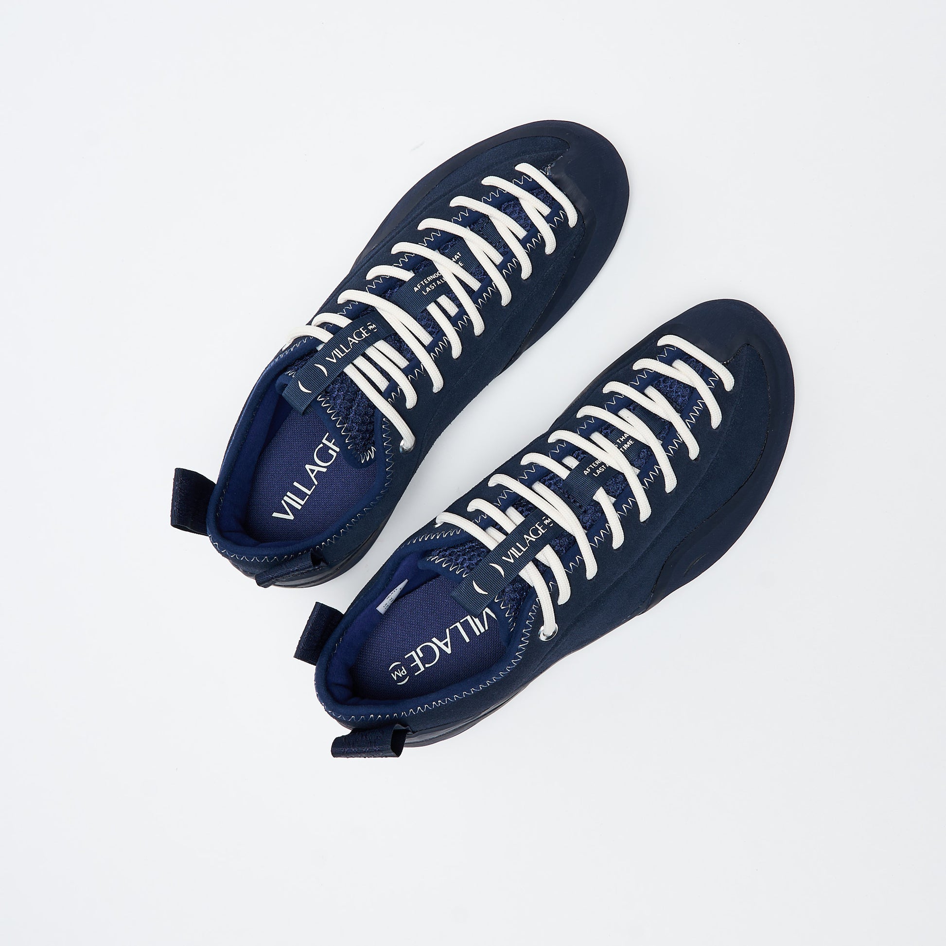 Village PM - 1PM Leather Suede (Navy/Navy)