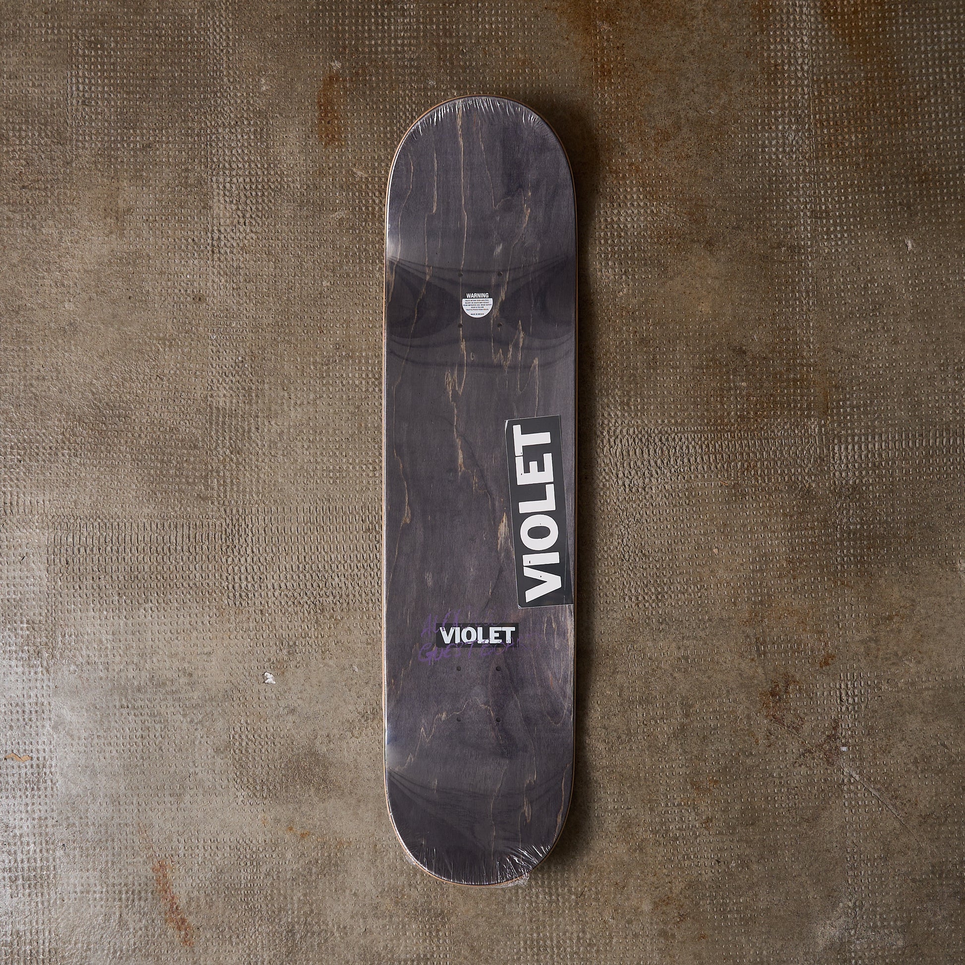 Violet Skateboards - Alex Olson Metal Deck Black 8