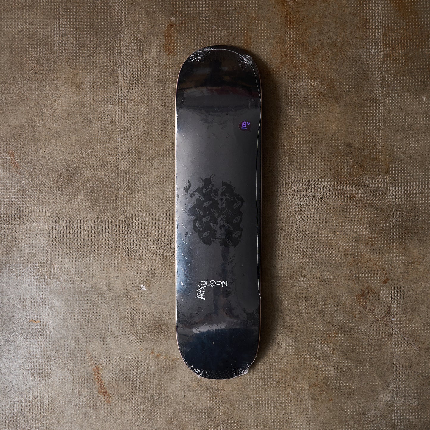 Violet Skateboards - Alex Olson Metal Deck Black 8