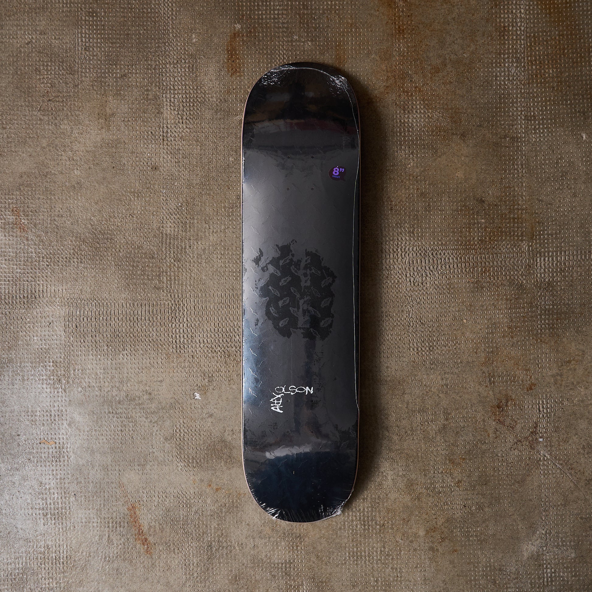 Violet Skateboards - Alex Olson Metal Deck Black 8