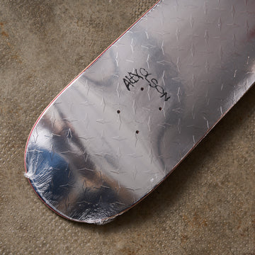 Violet Skateboards - Alex Olson Metal Deck Silver 8.18