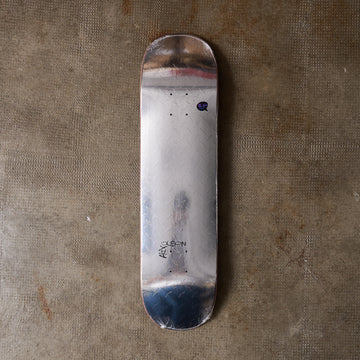 Violet Skateboards - Alex Olson Metal Deck Silver 8.18