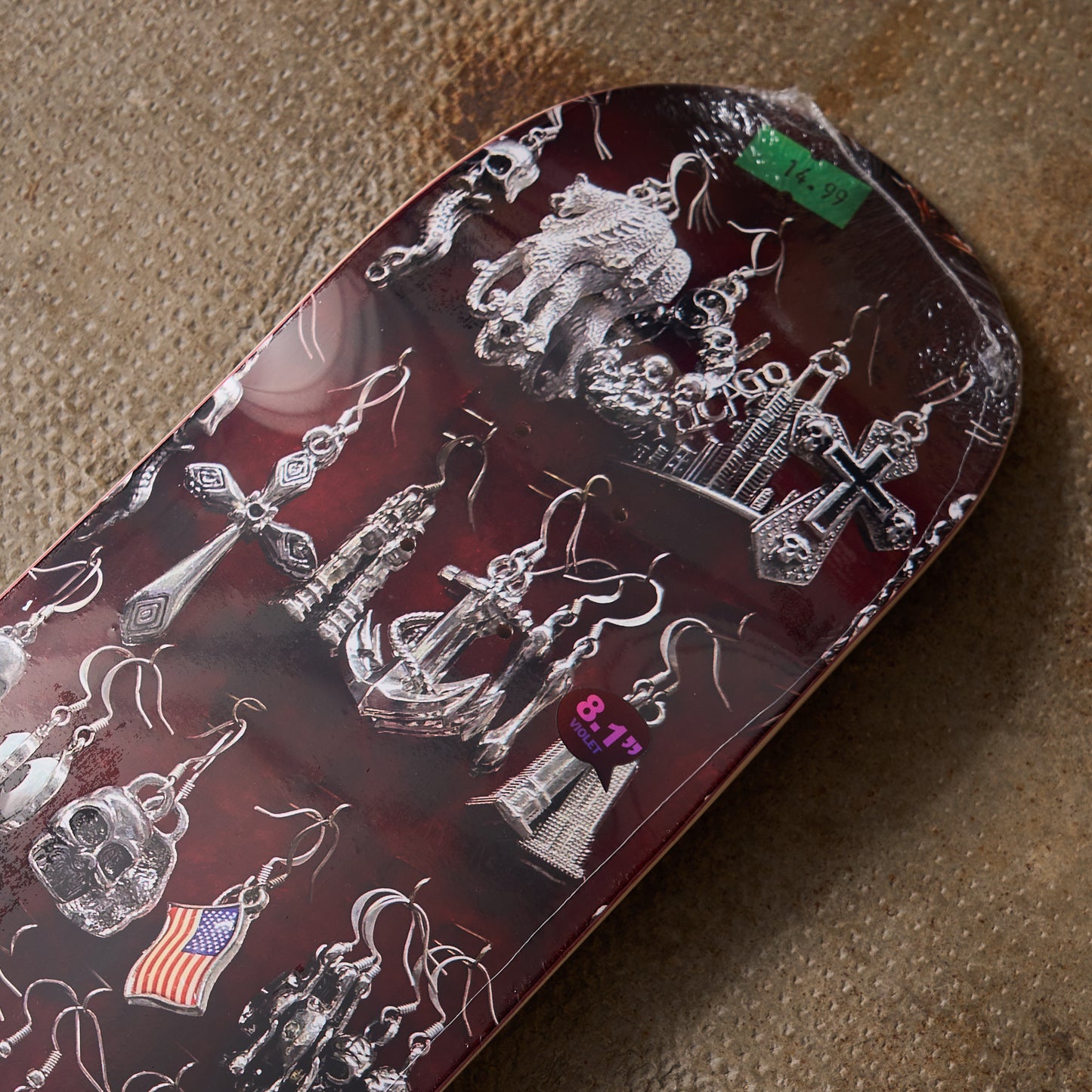 Violet Skateboards - Earings Deck 8.18