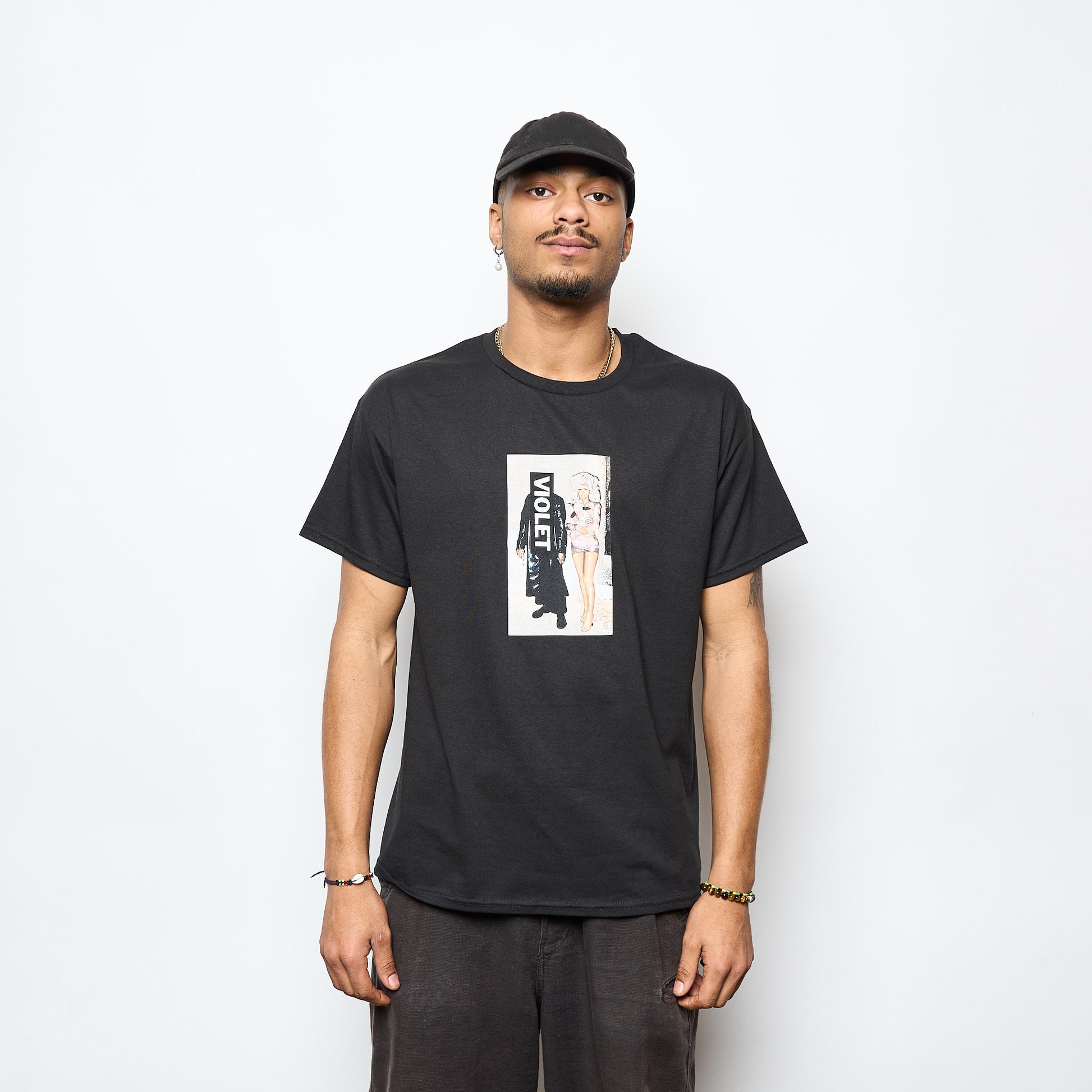 Violet Skateboards - It's a girls World Tee (Black)