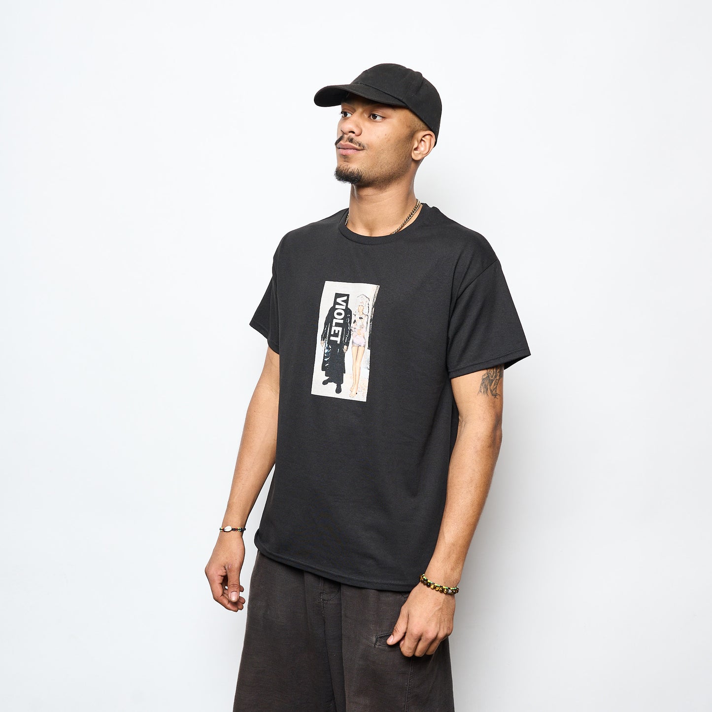 Violet Skateboards - It's a girls World Tee (Black)
