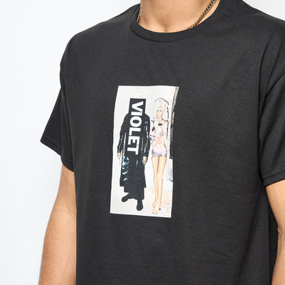 Violet Skateboards - It's a girls World Tee (Black)