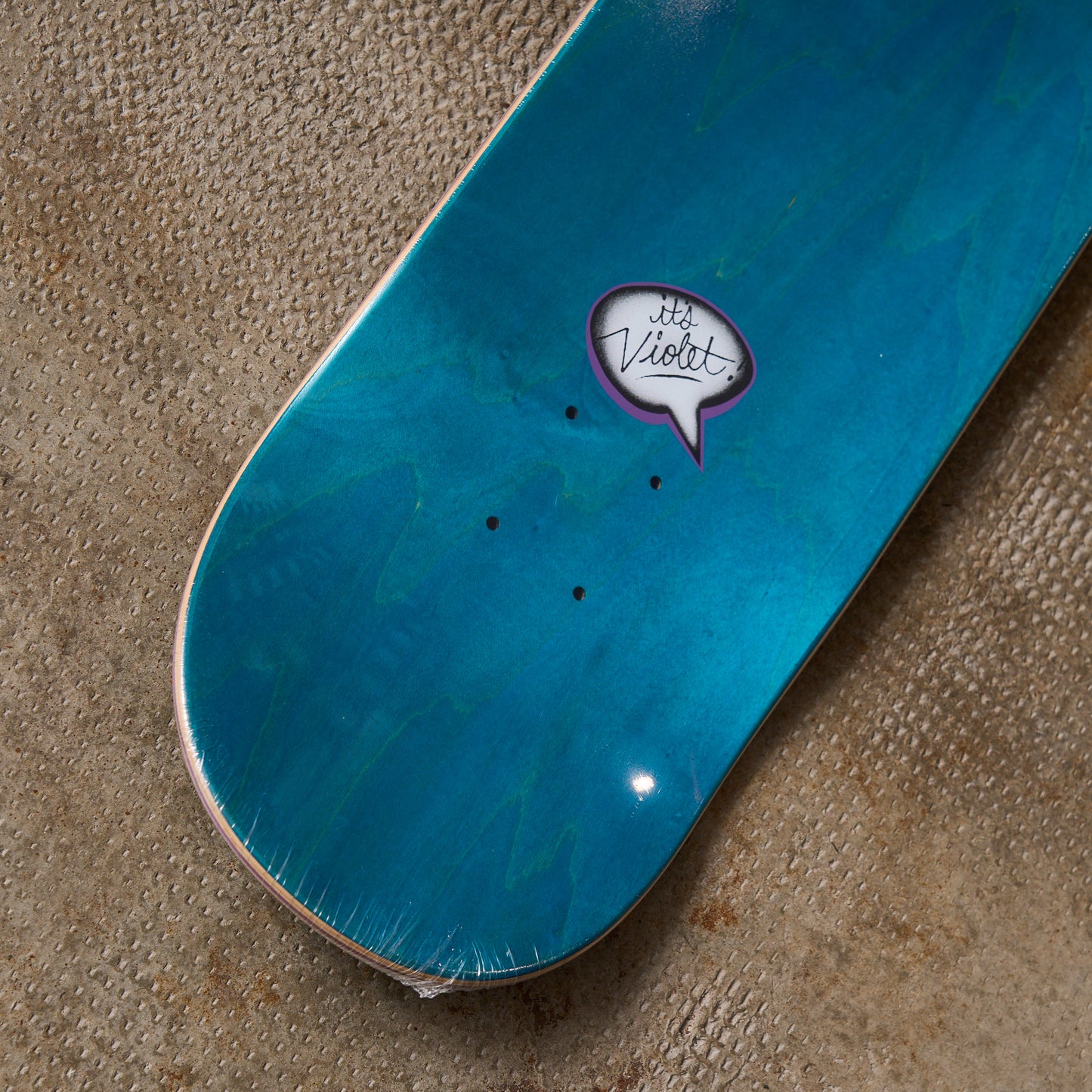 Violet Skateboards - Peace Deck All Black 8.5