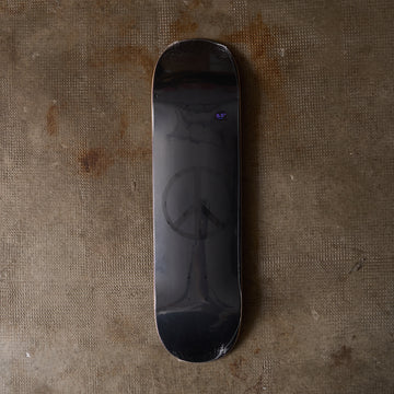 Violet Skateboards - Peace Deck All Black 8.5