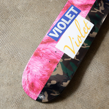 Violet Skateboards - Pink Fur and Camo Deck