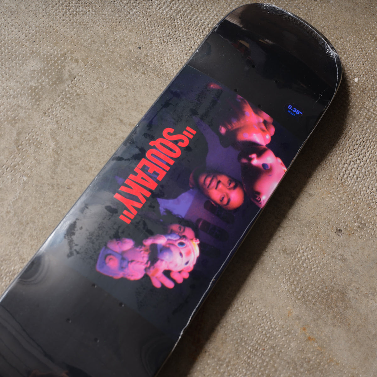 Violet Skateboards - Squeaky Deck Black