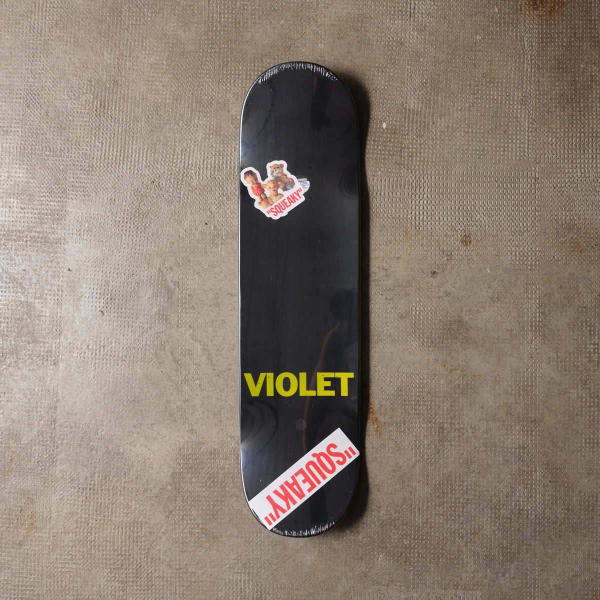 Violet Skateboards - Squeaky Deck Black