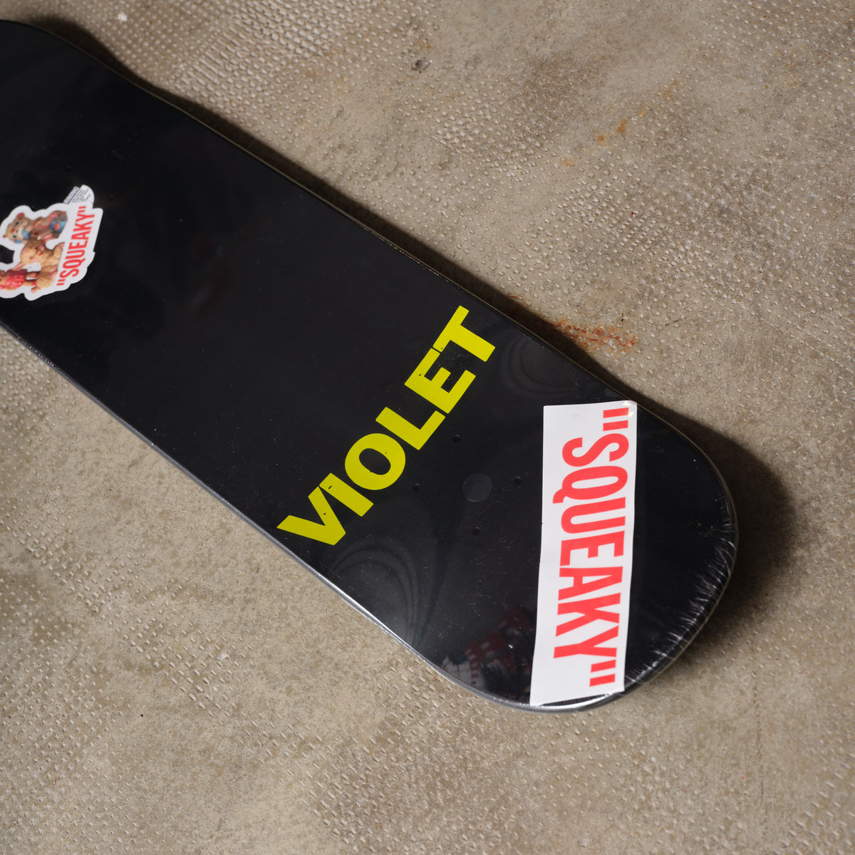 Violet Skateboards - Squeaky Deck Black