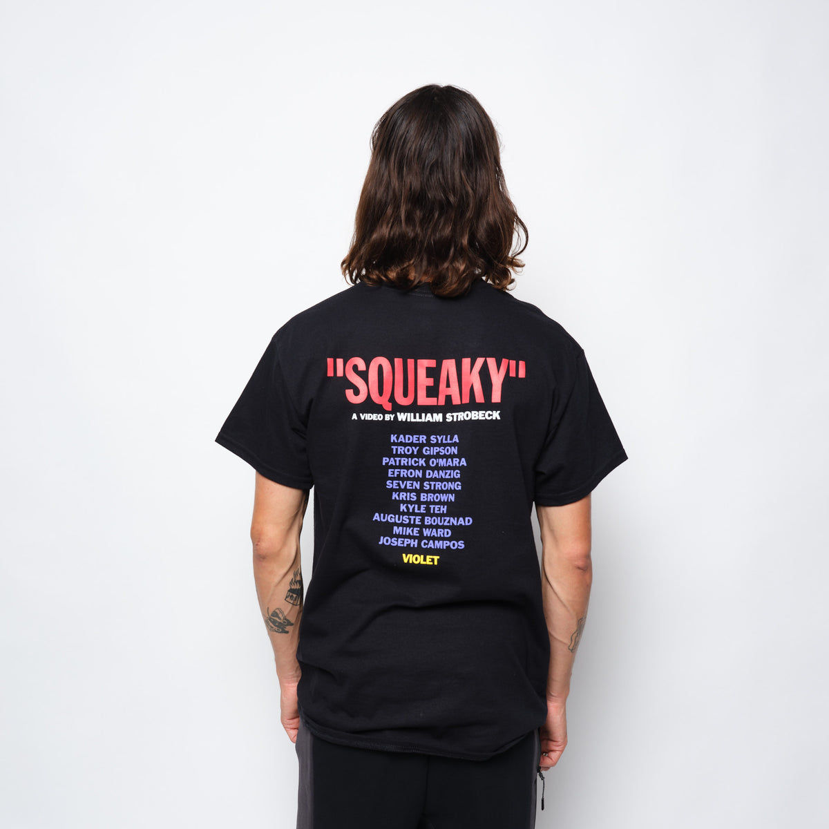 Violet Skateboards - Squeaky Tee Black