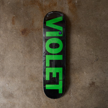 Violet Skateboards - Stamp Deck Black 8