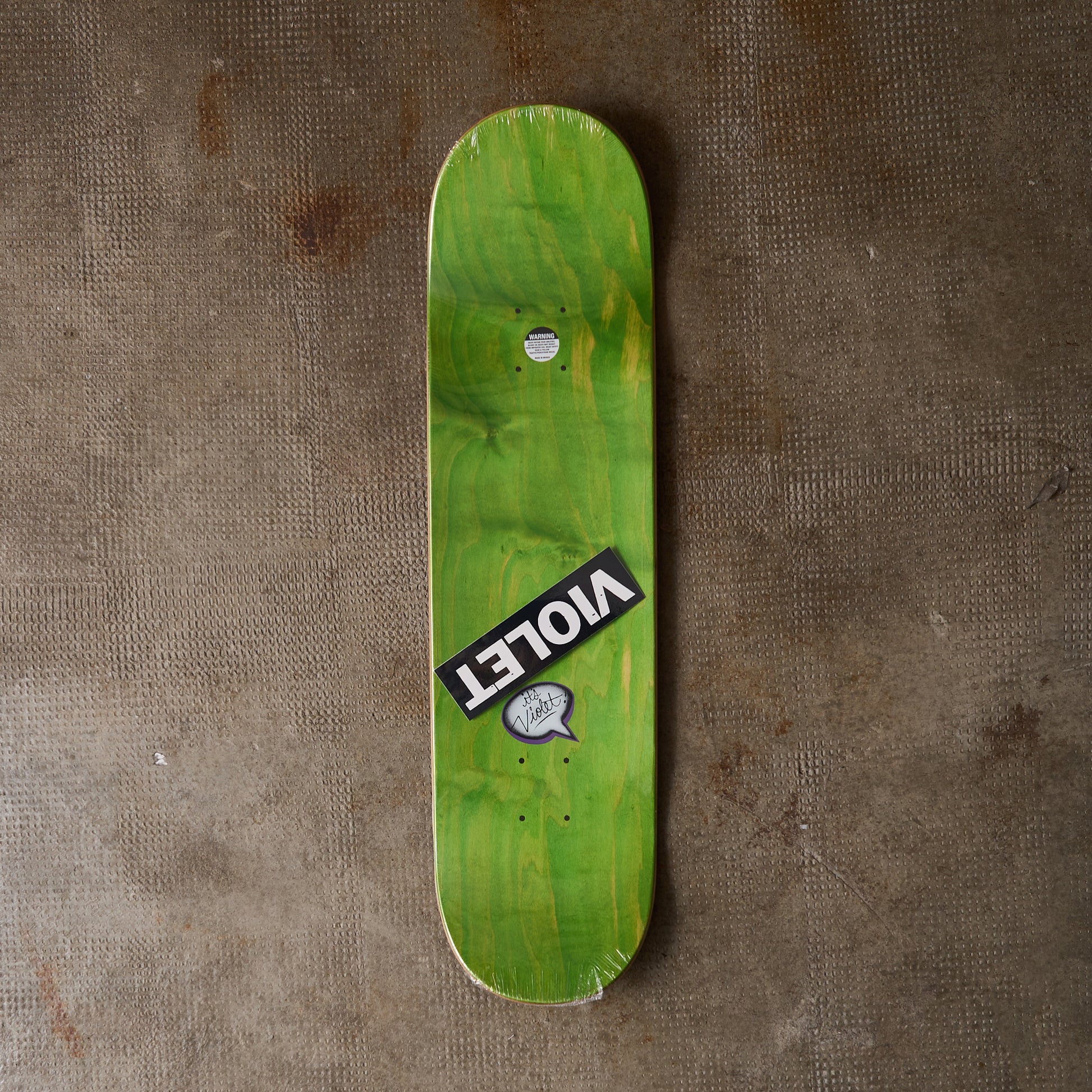 Violet Skateboards - Stamp Deck Navy 8.28