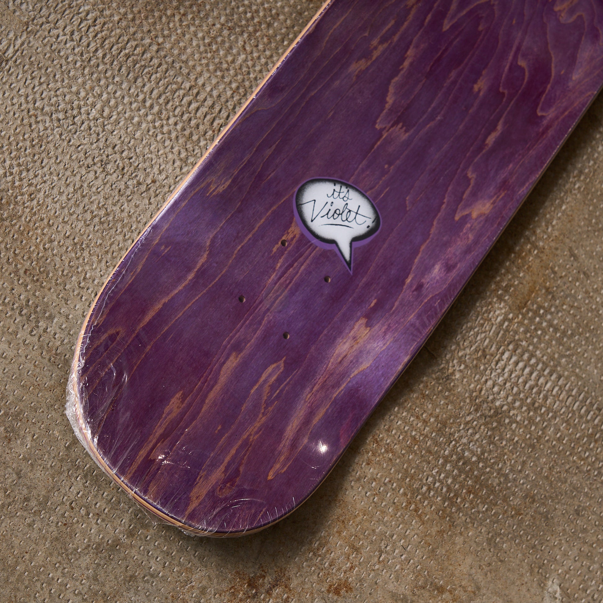 Violet Skateboards - US Peace Deck Black 8.38