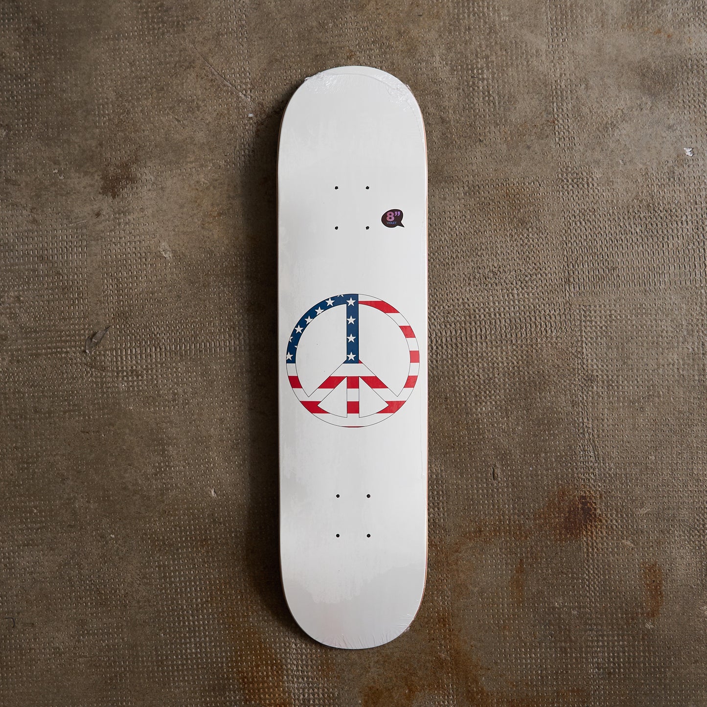 Violet Skateboards - US Peace Deck White 8