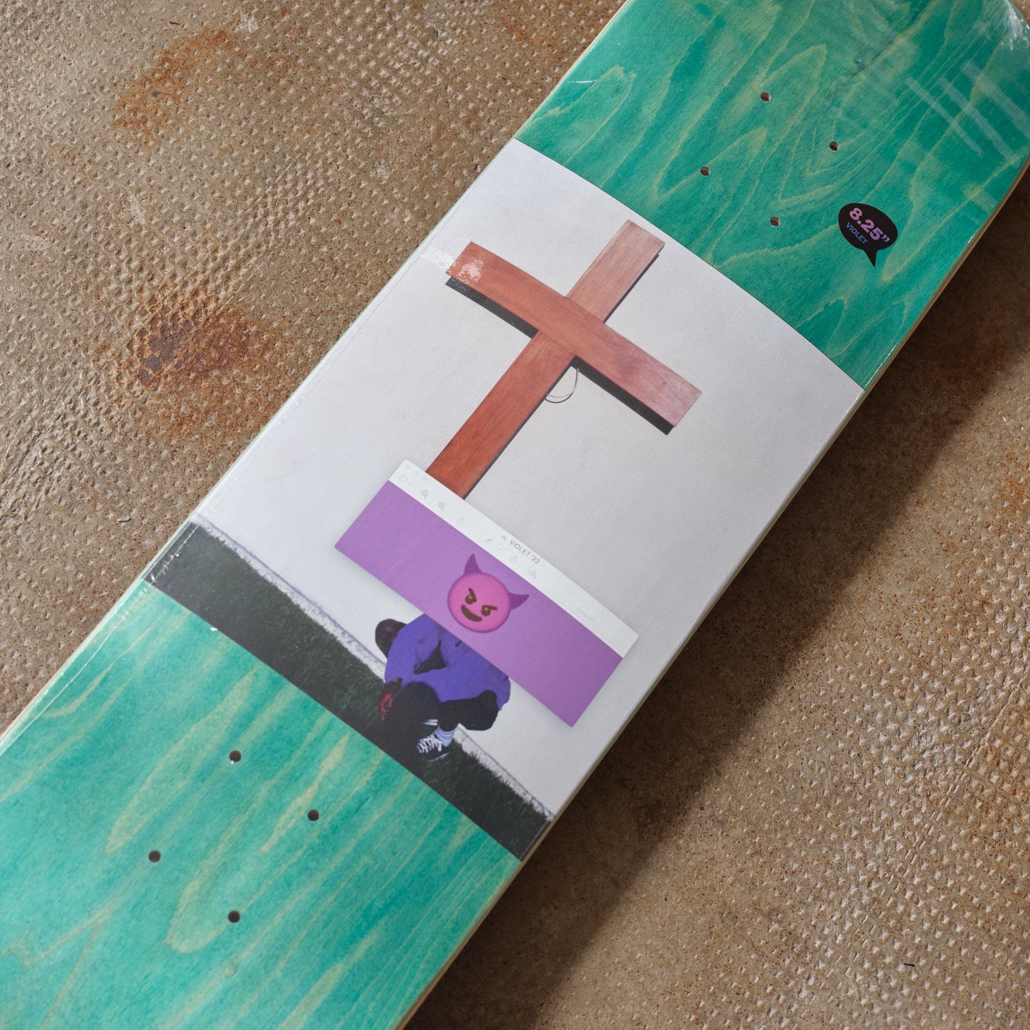 Violet Skateboards Cross Team Deck