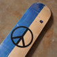 Violet Skateboards Split Peace Deck Natural/blue 8
