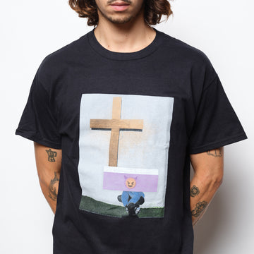 Violet Skateboards Team Cross Tee Black