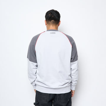 Wallstreet Skateshop x ADIDAS Skateboarding - WS OL Crewneck (Light Solid Grey)
