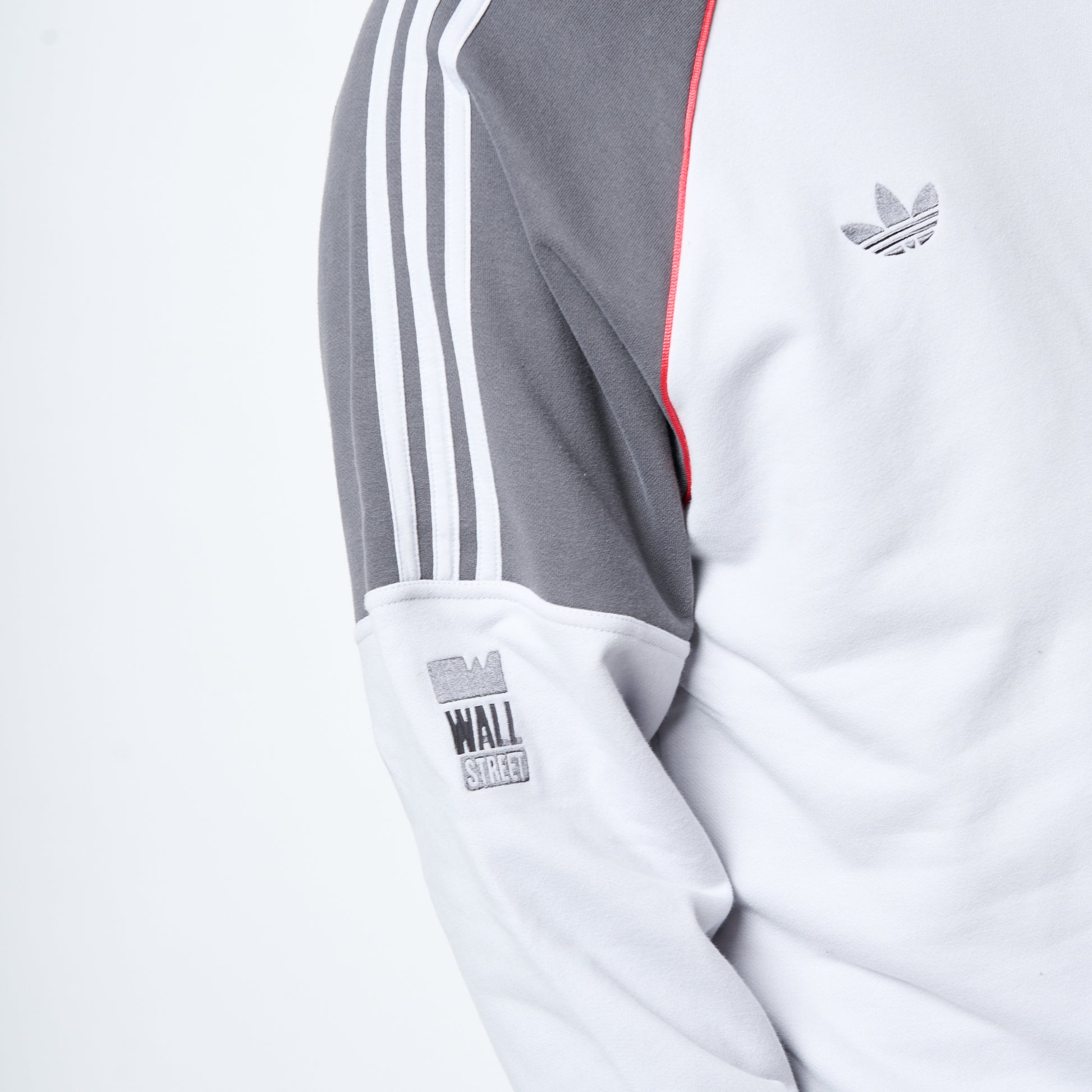 Wallstreet Skateshop x ADIDAS Skateboarding - WS OL Crewneck (Light Solid Grey)