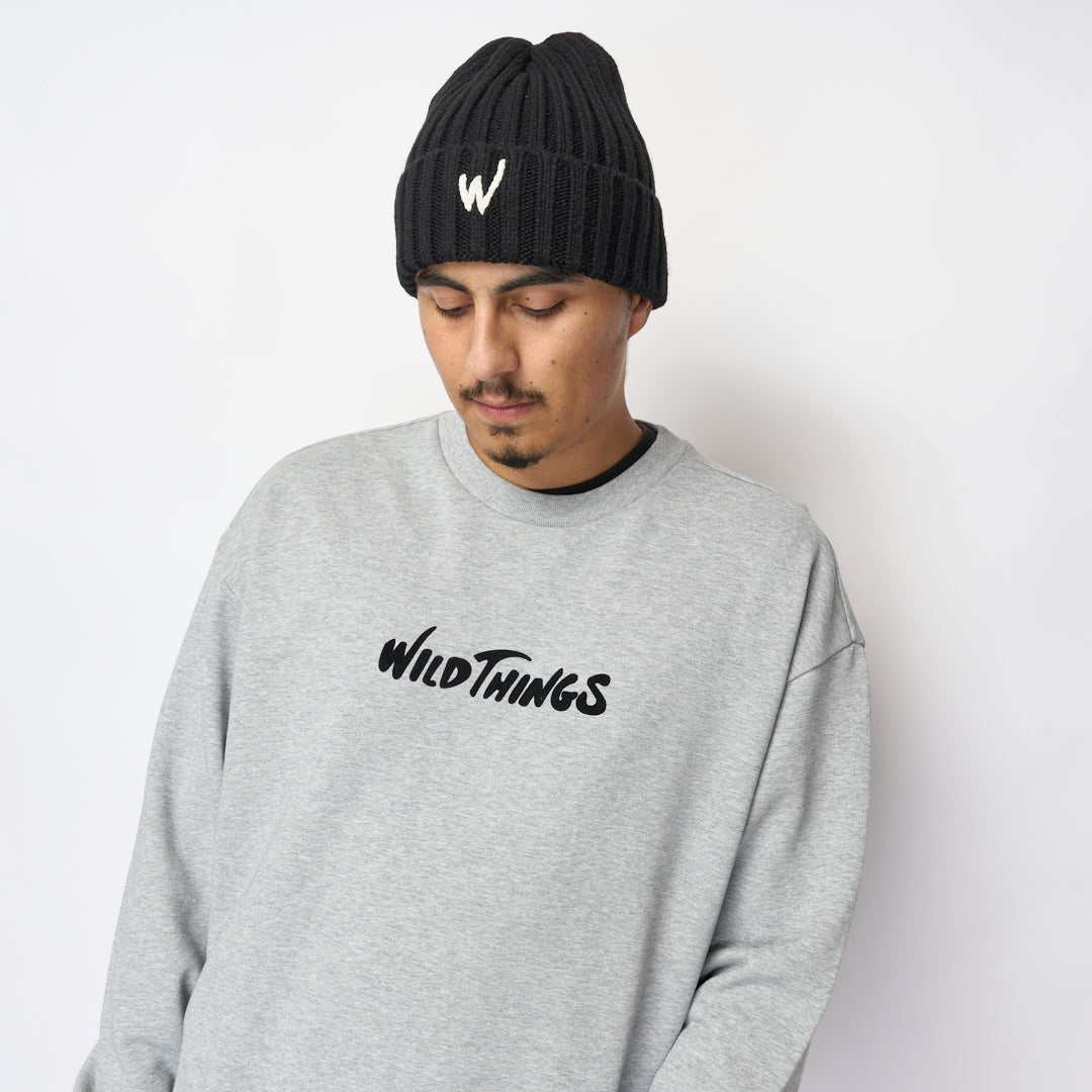 Wild Things - Logo Crew Neck (Grey)