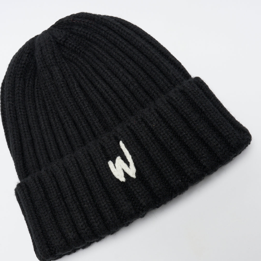 Wild Things - W Logo Beanie (Black) – MILK STORE