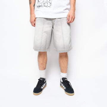 adidas Skateboarding Tyshawn Washed Denim Jort Grey Two