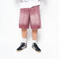 adidas Skateboarding Tyshawn Washed Denim Jort Maroon