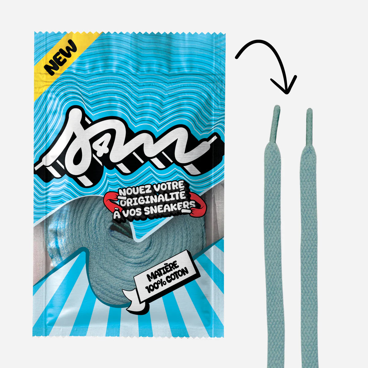 Laces - Sell 4 Me - Classic Uni Lace (Grey)