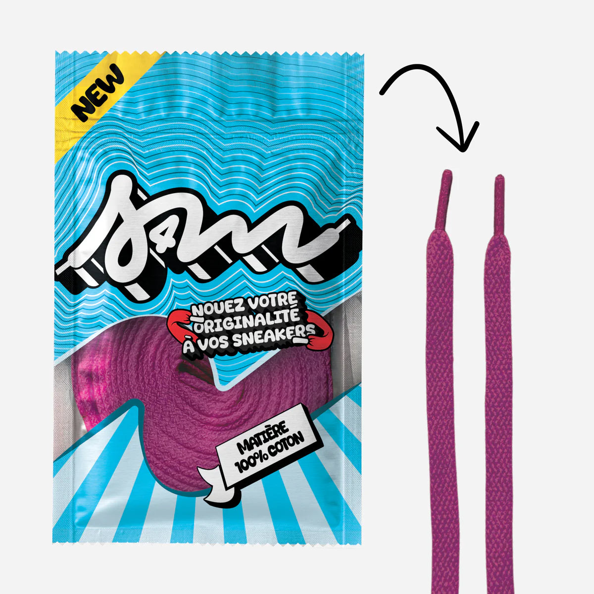 Laces - Sell 4 Me - Classic Uni Lace (Fuchsia)