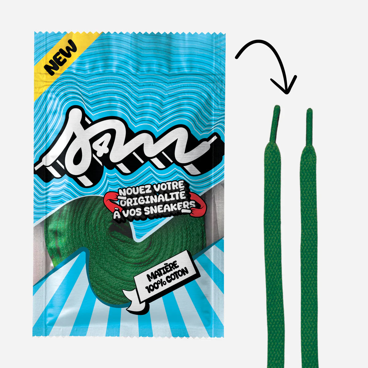 Laces - Sell 4 Me - Classic Uni Lace (Military Green)