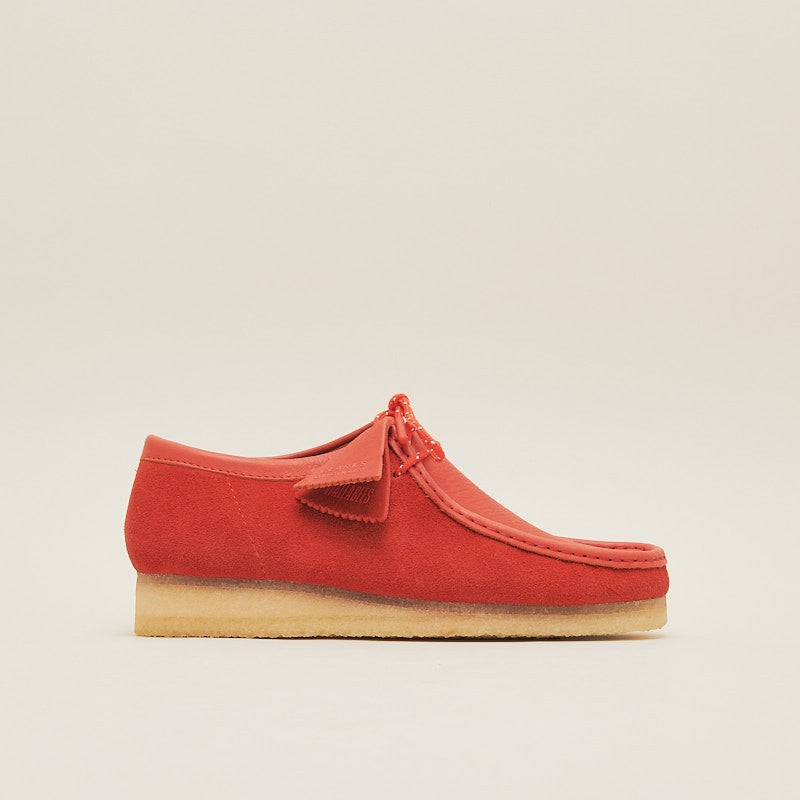 CLARKS ORIGINALS WALLABEE RED COMBI SUEDE (26151267)