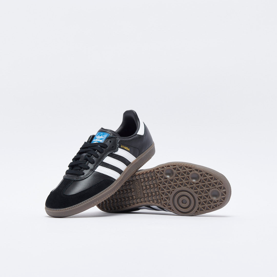 ADIDAS Skate - Samba ADV (Core Black / Cloud White / Gold Metallic)