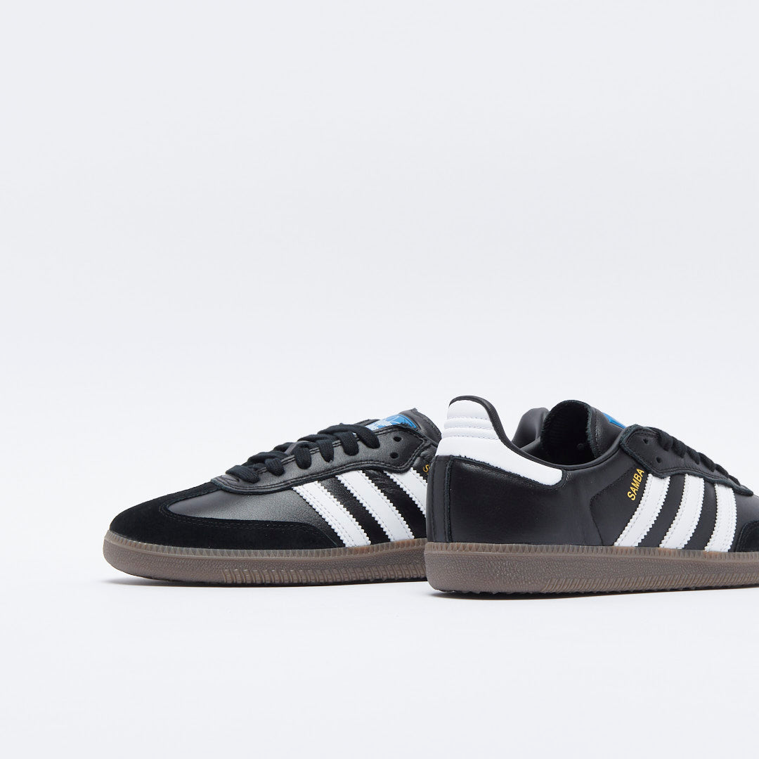 Adidas - Samba ADV (Core Black/Cloud White/Gold Metallic) –