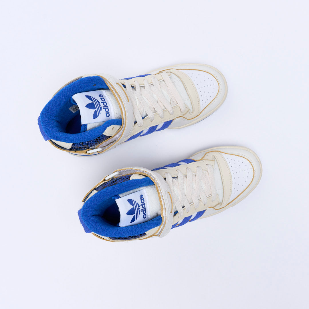 Adidas - Forum 84 Hi (Cloud White/Royal Blue/Cloud White)