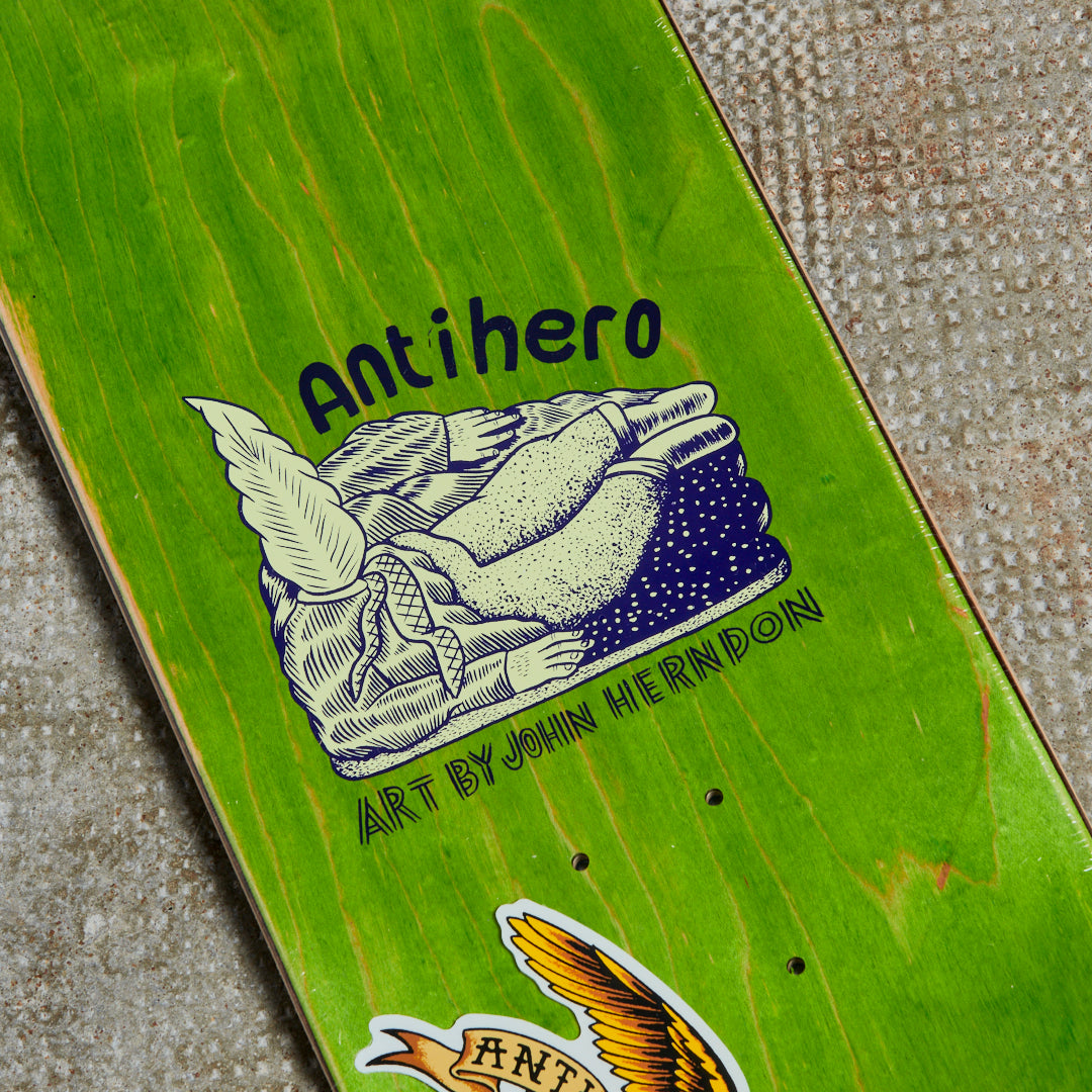 Anti-Hero Skateboards Hug The Pavement B.A Lavender Deck