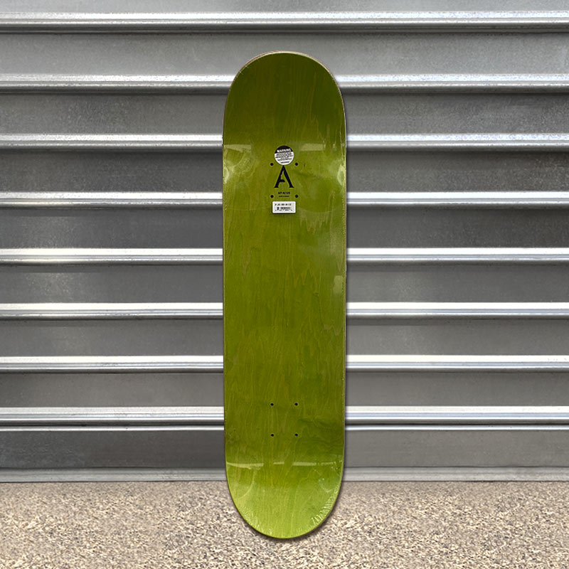 April Skateboards OG Invert Logo Green Deck