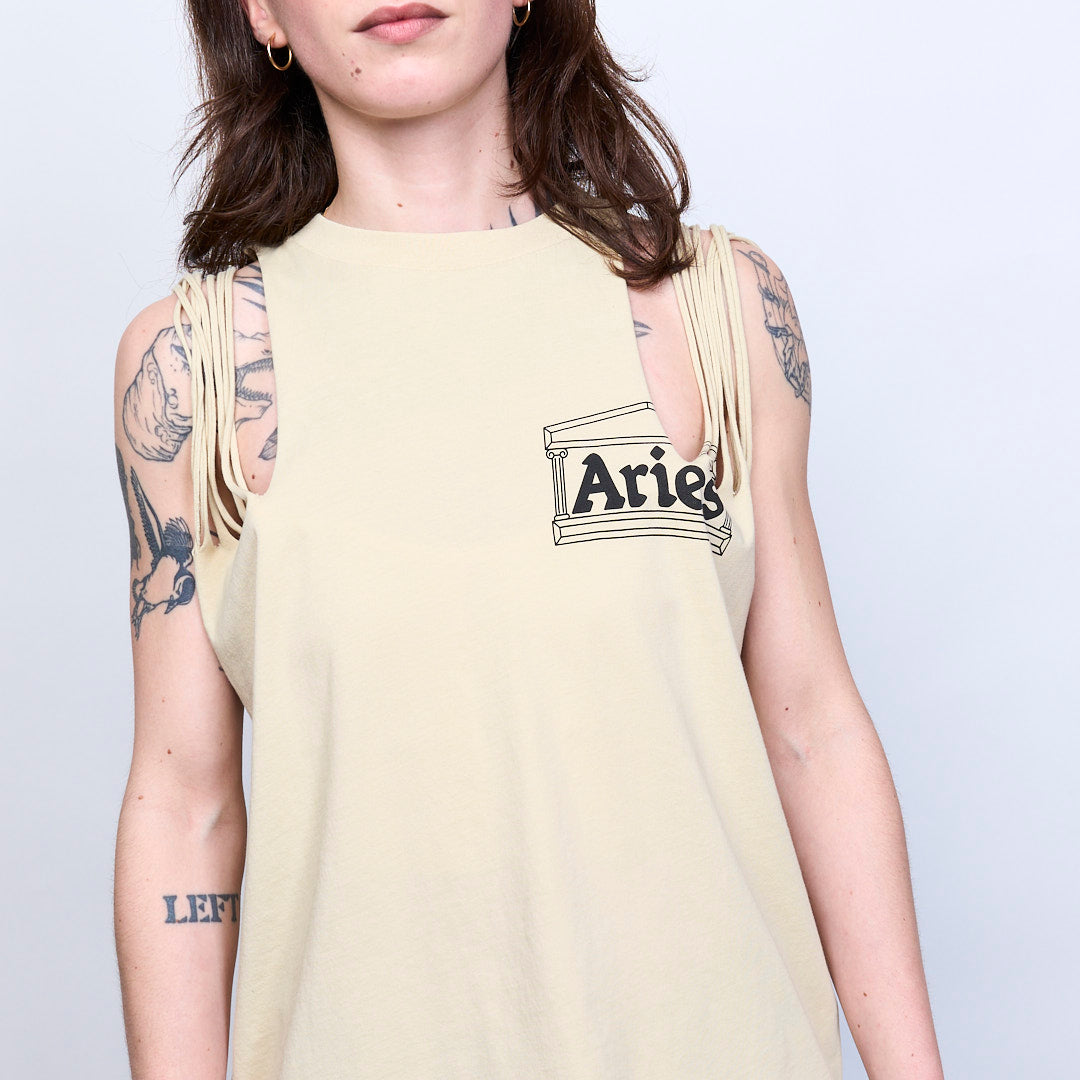 Aries Arise - Slashed Shoulder Temple Vest (Pebble)