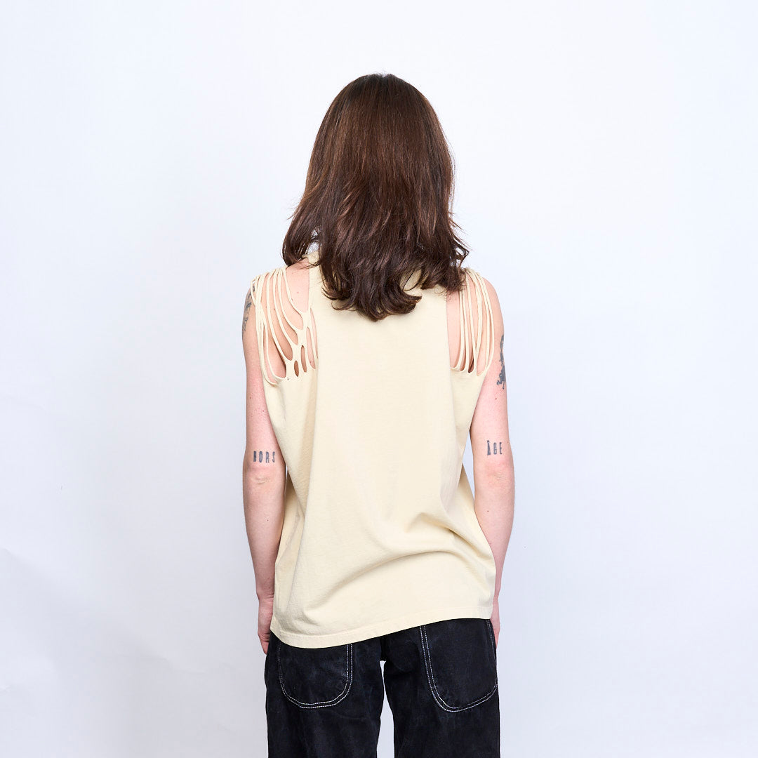 Aries Arise - Slashed Shoulder Temple Vest (Pebble) – MILK STORE