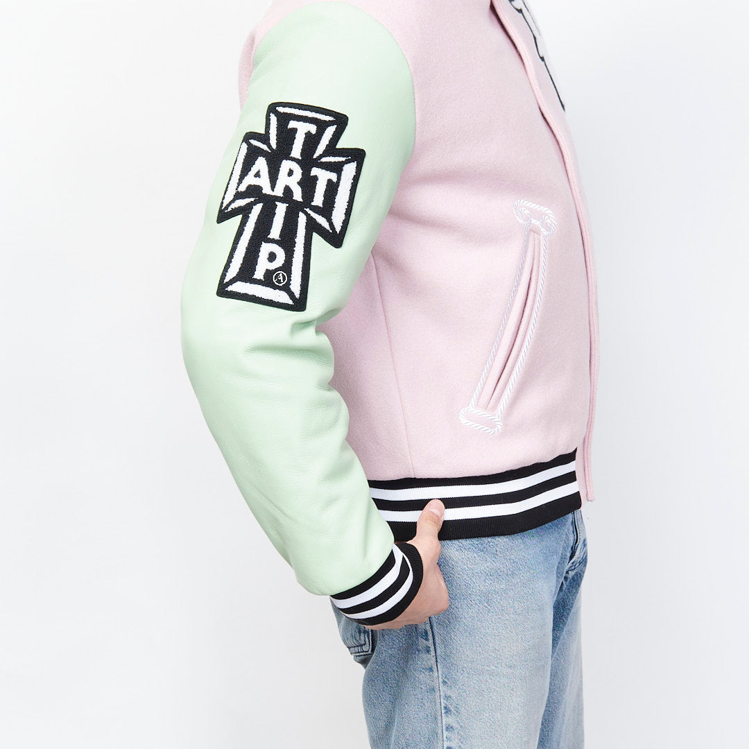 Aries Arise - Varsity Jacket (Pink)
